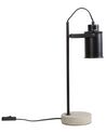 Lámpara de mesa negra 37 cm MUNDAKA_877595