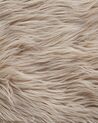 Tapete tipo pele de ovelha cor de areia 180 x 60 cm MAMUNGARI_826458