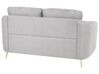 Conjunto de sofás com 6 lugares em tecido cinzento TROSA_852004