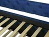 Fabric EU Single Trundle Bed Blue LIBOURNE_729666
