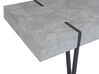 Stolik kawowy imitacja betonu z czarnym ADENA_746956