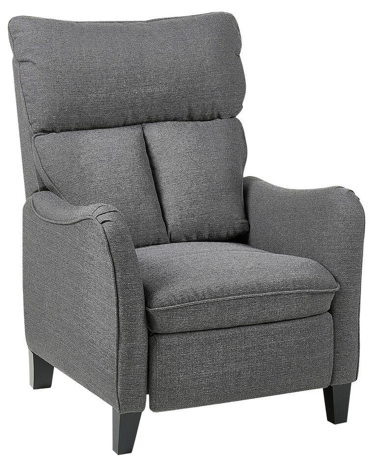 Fabric Recliner Chair Grey ROYSTON_884460