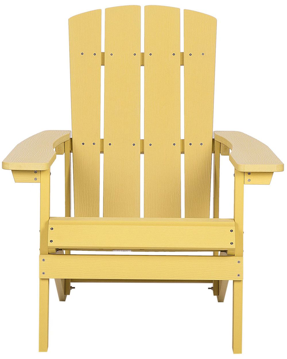 Garden Chair Yellow ADIRONDACK Beliani.co.uk