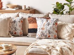 Koristetyyny sametti monivärinen 45 x 45 cm 2 kpl MONTBRETIA