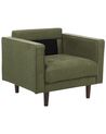 Fotel tapicerowany zielony NURMO_896001