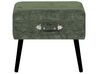 Nachttisch grün Cord Koffer-Design EUROSTAR_773683
