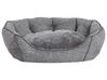 Linen Pet Bed 65 x 50 cm Grey CANDIR_783446