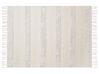 Bavlněná přikrývka 130 x 180 cm bílá RAEBARELI_829214