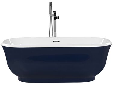 Freestanding Bath 1700 x 770 mm Blue TESORO
