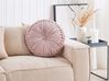 Cushion with Pleats ⌀ 40 cm Pink UDALA_790533