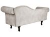 Right Hand Velvet Chaise Lounge Taupe LATTES II_892386