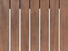 Gartensofa zertifiziertes Holz dunkelbraun 3-Sitzer modular Auflagen taupe TIMOR II_853443