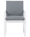Conjunto de 4 sillas de jardín de aluminio PANCOLE_739014