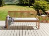 Poduszka na ławkę ogrodową 152 x 54 cm biała VIVARA _897722
