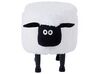Pouf animal en tissu blanc avec coffre SHEEP_852387