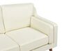 3 Seater Fabric Sofa Off-White LOKKA_893799