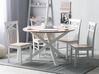 Round Dining Table ⌀ 120 cm Light Wood with White JACKSONVILLE_735915