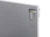 2 Door Storage Cabinet 80 cm Grey and White ZEHNA_885454