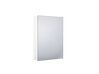 Bathroom Wall Mounted Mirror Cabinet White 40 x 60 cm PRIMAVERA_785530