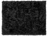 Faux Fur Bedspread 150 x 200 cm Black DELICE_840322