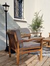 4 Seater Acacia Wood Garden Lounge Set Light MANILA _821274
