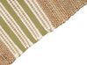 Jute Area Rug 80 x 150 cm Beige and Green MIRZA_847332