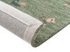 Alfombra gabbeh de lana verde/marrón/beige 80 x 150 cm KIZARLI_855504