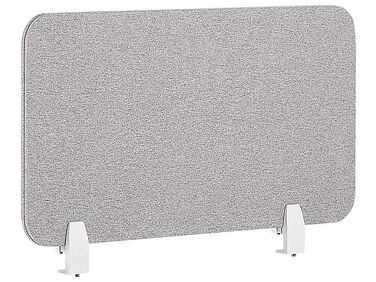 Desk Screen 72 x 40 cm Light Grey WALLY