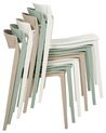 Set of 2 Dining Chairs Beige SOMERS_873480
