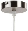 Lámpara de techo de poliéster negro/blanco 105 cm ELBE_751992