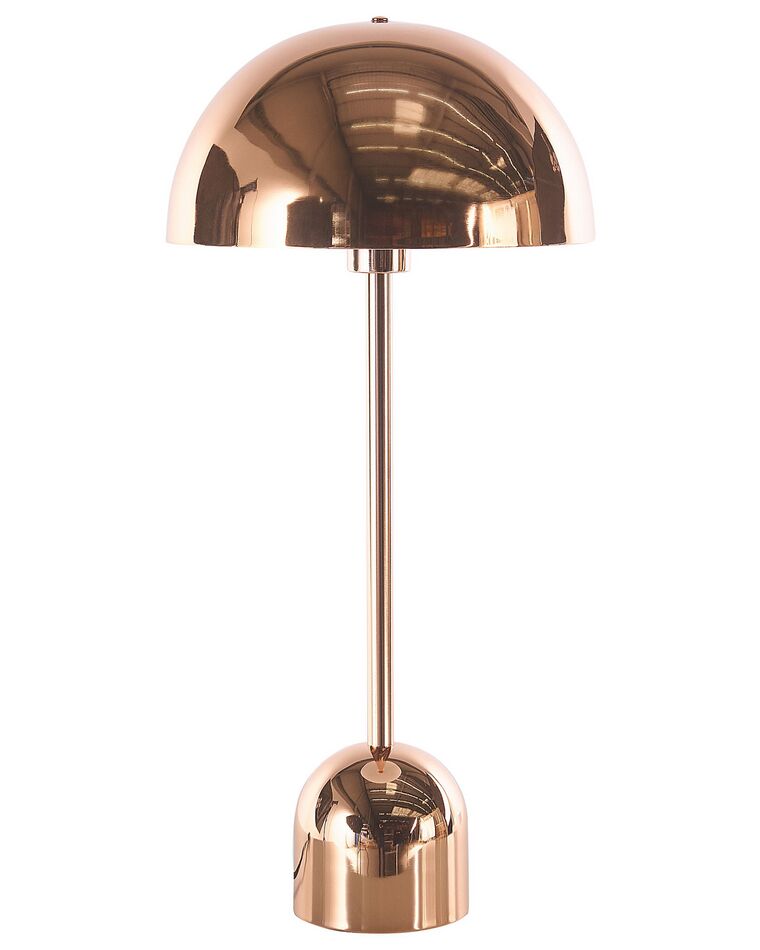 Kovová stolní lampa, měděná MACASIA_784092