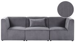 Moduulisohva 3-istuttava vakosametti harmaa LEMVIG Moduulisohva 3-istuttava vakosametti harmaa LEMVIG