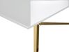 Konferenční stolek bílý se stříbrnou EMPORIA_757590