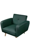 Zöld kárpitozott fotel FLORLI_905949