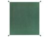 Couvre-lit en coton vert 220 x 200 cm LINDULA_915487