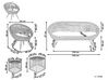 Zestaw ogrodowy rattanowy 3-osobowy ze stolikami naturalny MARATEA/ CESENATICO_878743