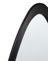 Drevené nástenné zrkadlo 79 x 180 cm čierne BLET_915440