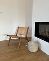 Drevená stolička s ratanovým výpletom svetlé drevo MIDDLETOWN_913523
