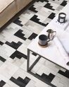 Vloerkleed patchwork zwart/grijs 140 x 200 cm EFIRLI_793262