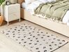 Bavlnený koberec 80 x 150 cm béžový AFIS_853954