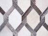Kožený koberec 140 x 200 cm sivá/béžová AYDIN_688528