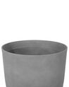 Vaso para plantas em pedra cinzenta 35 x 35 x 42 cm CROTON_692184
