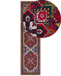 Matto kangas punainen 80 x 300 cm COLACHEL