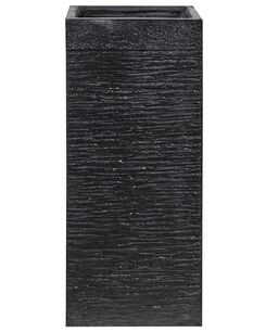 Kukkaruukku savikuituseos musta 26 x 26 x 60 cm DION