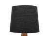 Stolní lampa černo měděná 47 cm ABRAMS_725767