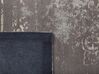 Teppich Baumwolle taupe 140 x 200 cm orientalisches Muster Kurzflor BEYKOZ_747495