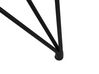 Eettafel acaciahout lichthout/zwart 200 x 100 cm MUMBAI_740723