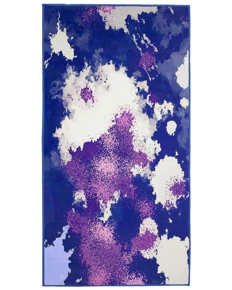 Alfombra azul/violeta/beige 80 x 150 cm KADIRLI_715561