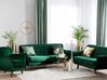 Velvet Living Room Set Emerald Green BODO_738318
