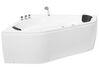 Banheira de hidromassagem de canto em acrílico branco com LED 140 x 140 cm MEVES_698889